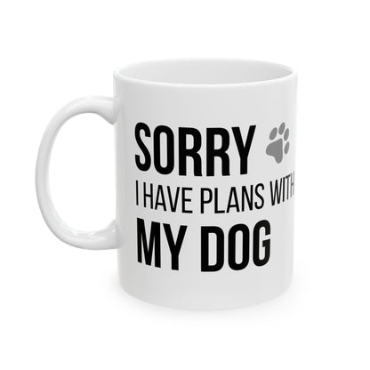 Personalized Pet Mug with Custom 2D Illustration (11 oz)