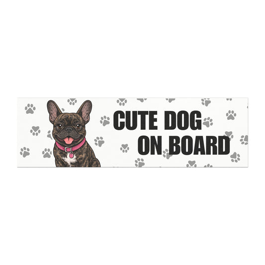 Personalized Pet Car Magnet  (10" x 3" Rectangle)