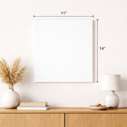 Custom Framed Pet Portrait Canvas — Personalized Pet Name Matte Print