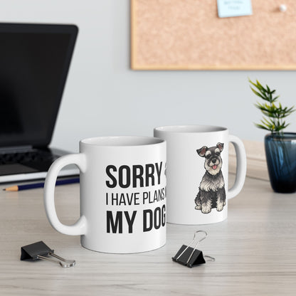 Personalized Pet Mug with Custom 2D Illustration (11 oz)