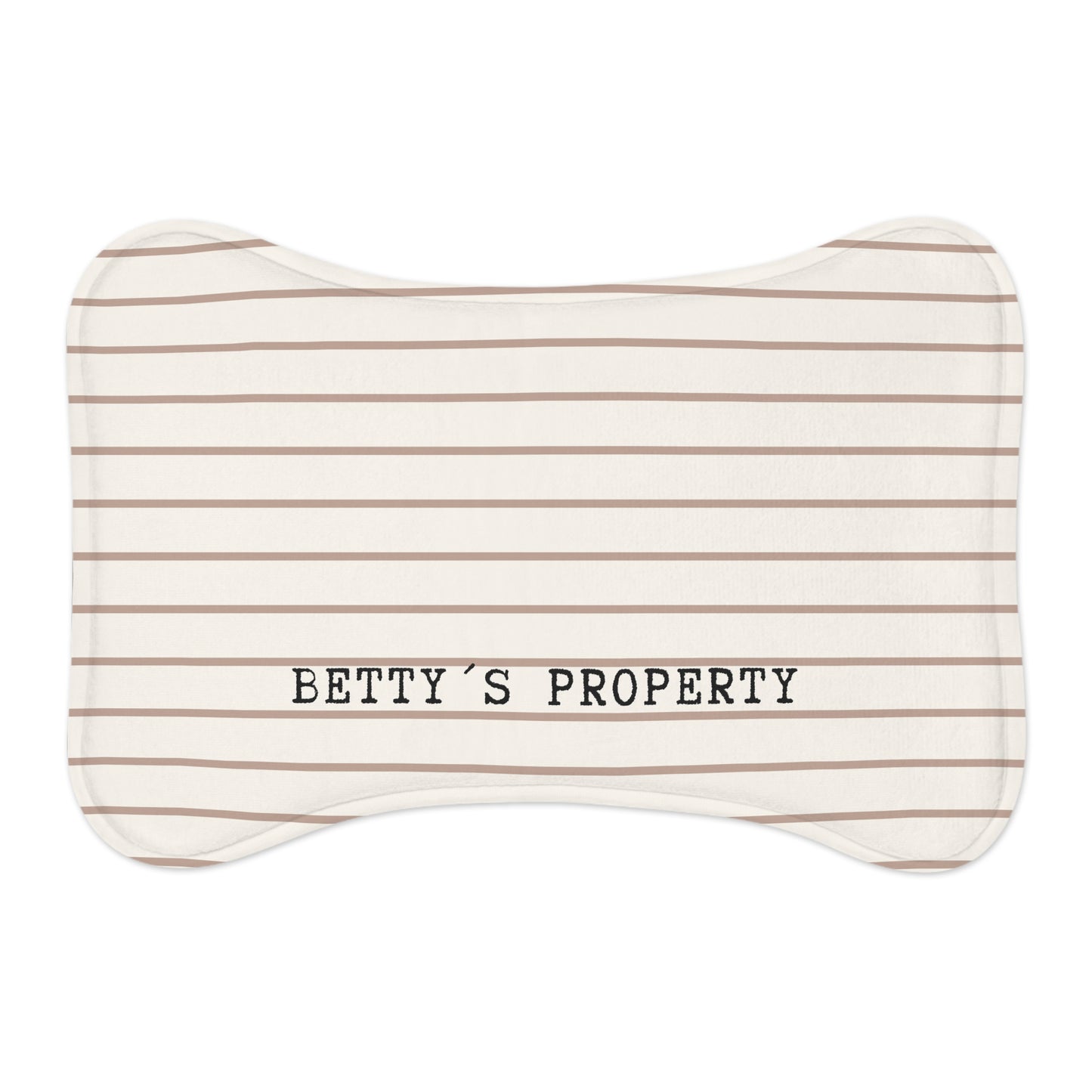 [Paws Design] - Personalized Premium Dog Feeding Mat — Non-Slip Absorbent (19" × 14")