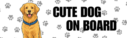 Personalized Pet Car Magnet  (10" x 3" Rectangle)