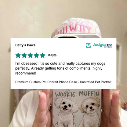Premium Custom Pet Portrait Phone Case