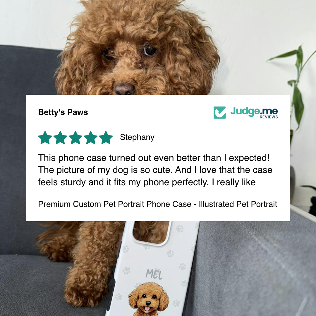 Premium Custom Pet Portrait Phone Case
