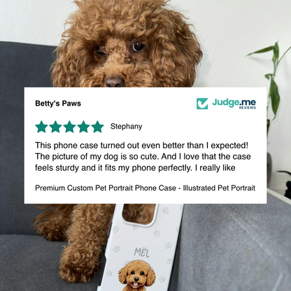 Premium Custom Pet Portrait Phone Case
